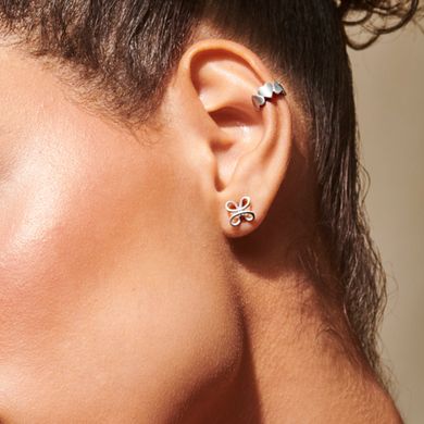 Brinco-espeto-Trevo-Prata