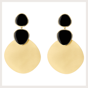 Brinco-Solar-com-Quartzo-Negro Brinco-Solar-com-Quartzo-Negro