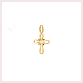 Pingente-Cruz-Preciosa Pingente-Cruz-Preciosa