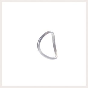 Anel-Bend-prata-polida