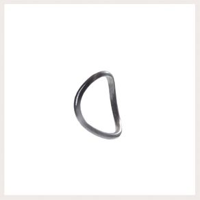 Anel-Bend-Prata-Grafite-Fosco Anel-Bend-Prata-Grafite-Fosco